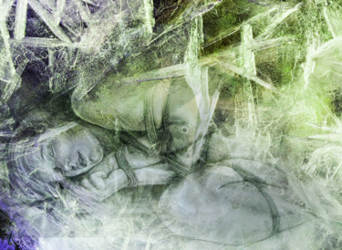 Digital Arts titled "frozen in time" by Dodi Ballada, Original Artwork, Digital Painting