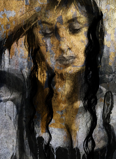 ma muse, ma fille Pittura intitolato "ma muse, ma fille" da Dodi Ballada, Opera d'arte originale,