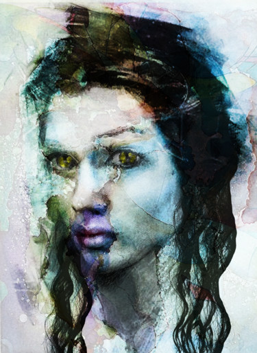 Digital Arts titled "I'm not frozen yet" by Dodi Ballada, Original Artwork, Digital Painting