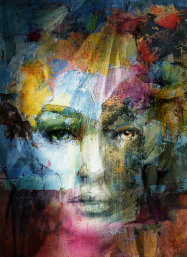 Digital Arts titled "couleurs" by Dodi Ballada, Original Artwork, Digital Painting