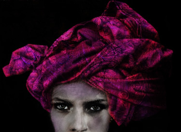 Arts numériques intitulée "le turban" par Dodi Ballada, Œuvre d'art originale, Peinture numérique