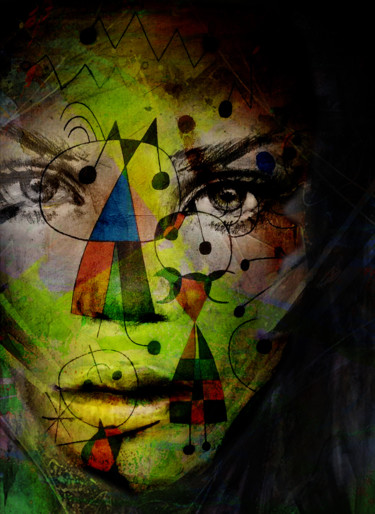 Arts numériques intitulée "Je suis complètemen…" par Dodi Ballada, Œuvre d'art originale, Peinture numérique