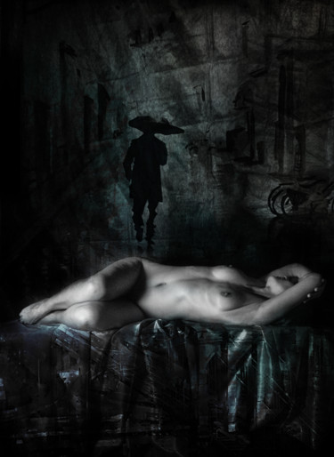 Digital Arts titled "naked dream" by Dodi Ballada, Original Artwork, Digital Painting