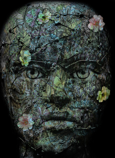 Digital Arts titled "les fleurs du mal" by Dodi Ballada, Original Artwork, Digital Painting