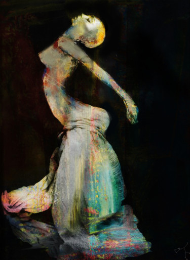 Digitale Kunst mit dem Titel "cambrure" von Dodi Ballada, Original-Kunstwerk, Digitale Malerei