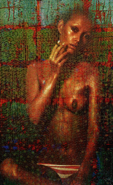 Fotografie mit dem Titel "La petite culotte" von Dodi Ballada, Original-Kunstwerk, Manipulierte Fotografie