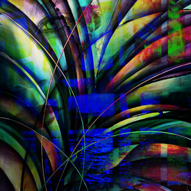 Digital Arts titled "fusion" by Dodi Ballada, Original Artwork, Digital Painting