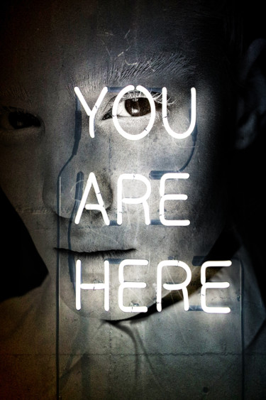 Photography titled "you are here" by Dodi Ballada, Original Artwork, Manipulated Photography