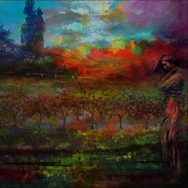Digital Arts titled "frigile world⁣" by Dodi Ballada, Original Artwork, Digital Painting