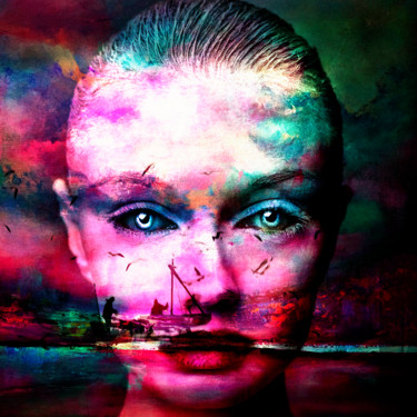 Arts numériques intitulée "Sur la marée haute" par Dodi Ballada, Œuvre d'art originale, Peinture numérique