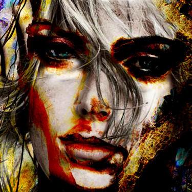 Digitale Kunst mit dem Titel "Blind love" von Dodi Ballada, Original-Kunstwerk, Digitale Malerei