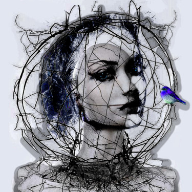 Grafika cyfrowa / sztuka generowana cyfrowo zatytułowany „The animal was caged” autorstwa Dodi Ballada, Oryginalna praca, Ma…