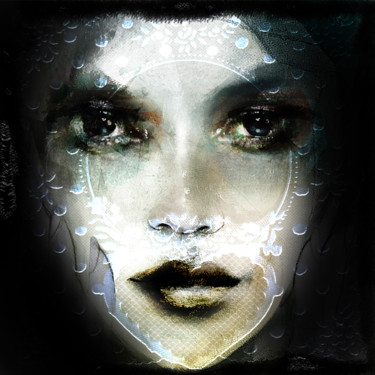 Digital Arts titled "language du regard" by Dodi Ballada, Original Artwork, Digital Painting