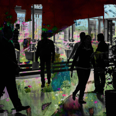 Digital Arts titled "after curfew" by Dodi Ballada, Original Artwork, Digital Painting