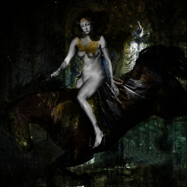 Digital Arts titled "playing in the dark" by Dodi Ballada, Original Artwork, Digital Painting
