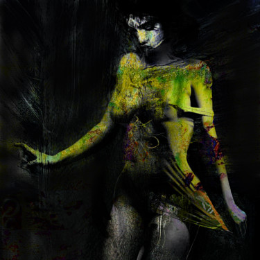 Digital Arts titled "Double meaning" by Dodi Ballada, Original Artwork, Digital Painting