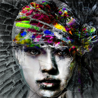 Digitale Kunst mit dem Titel "avatar" von Dodi Ballada, Original-Kunstwerk, Digitale Malerei