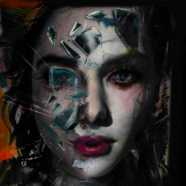 Arts numériques intitulée "We’re inches apart…" par Dodi Ballada, Œuvre d'art originale, Peinture numérique