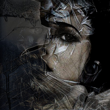 Verglas Photographie intitulée "Verglas" par Dodi Ballada, Œuvre d'art originale, Light Painting