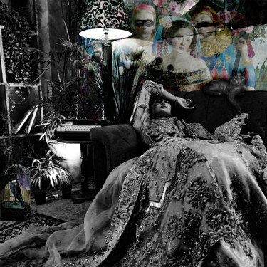 Collages intitolato "To dream in colours" da Dodi Ballada, Opera d'arte originale, Collages