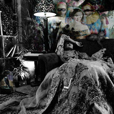 To dream in colours Collages intitulée "To dream in colours" par Dodi Ballada, Œuvre d'art originale, Collages
