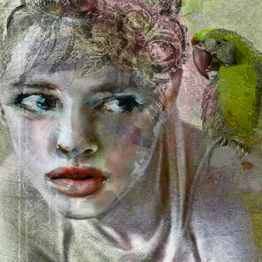 Digitale Kunst mit dem Titel "She was that kind o…" von Dodi Ballada, Original-Kunstwerk, Digitale Malerei