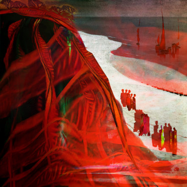 Digitale Kunst mit dem Titel "On the highest thro…" von Dodi Ballada, Original-Kunstwerk, 2D digitale Arbeit