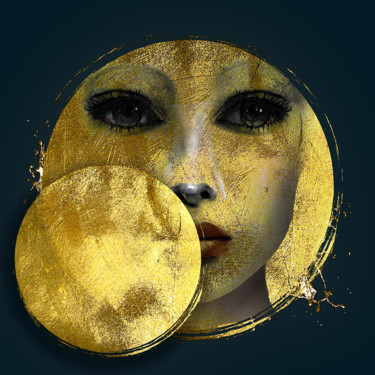 Arte digitale intitolato "Klara and the sun" da Dodi Ballada, Opera d'arte originale, Lavoro digitale 2D