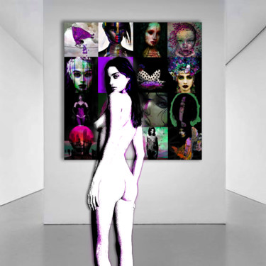 Digitale Kunst mit dem Titel "The wall of fame" von Dodi Ballada, Original-Kunstwerk, 2D digitale Arbeit