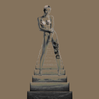 Arts numériques intitulée "Halfway to heaven" par Dodi Ballada, Œuvre d'art originale, Travail numérique 2D
