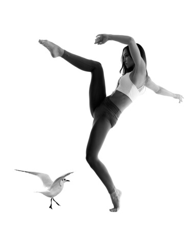 Digitale Kunst getiteld "Dancing school" door Dodi Ballada, Origineel Kunstwerk, 2D Digital Work