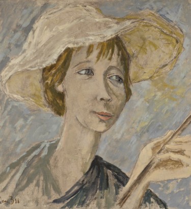 Peinture intitulée "Marie-Claire la ber…" par Dominique Bertrand, Œuvre d'art originale, Huile