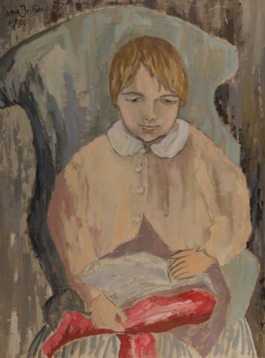 Peinture intitulée "Maud" par Dominique Bertrand, Œuvre d'art originale, Huile