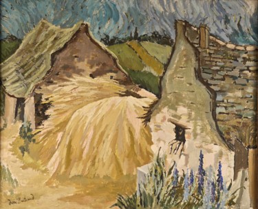 Painting titled "Saint-Michel-en-Grè…" by Dominique Bertrand, Original Artwork, Oil