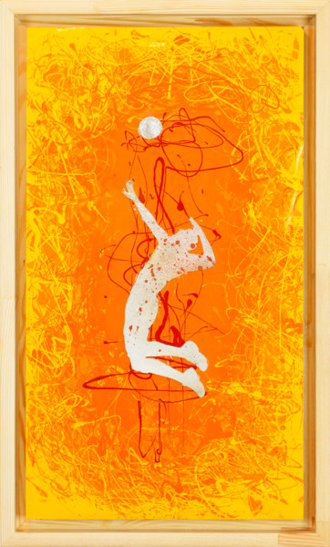 Картина под названием "Energy 3" - Ami Nº1, Подлинное произведение искусства, Трафарет