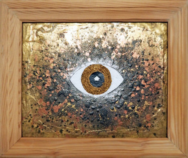 Картина под названием "An eye on the home" - Ami Nº1, Подлинное произведение искусства, Акрил