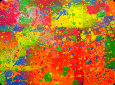Malarstwo zatytułowany „Elysium” autorstwa Ami Nº1, Oryginalna praca, Farba w spray'u