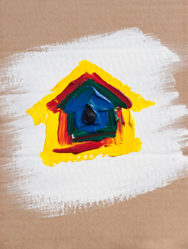 Schilderij getiteld "Home sweet home" door Ami Nº1, Origineel Kunstwerk, Acryl