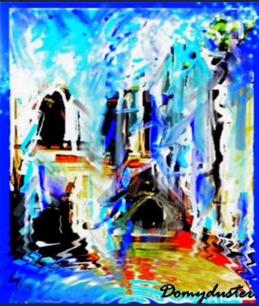 Arte digitale intitolato "Gocce d,'acqua" da Domyduster, Opera d'arte originale, Pittura digitale