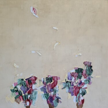 Pintura titulada "Cromatico (famiglia)" por Domenico Asmone, Obra de arte original, Oleo Montado en Bastidor de camilla de m…