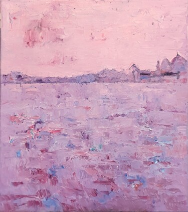 Pintura titulada "Venezia cromatica (…" por Domenico Asmone, Obra de arte original, Oleo Montado en Bastidor de camilla de m…