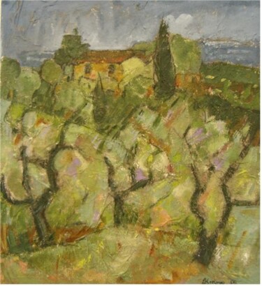 Painting titled "montemagno" by Domenico Asmone, Original Artwork