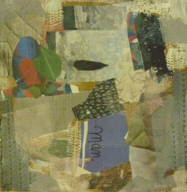 Pintura titulada "collage cromatico" por Domenico Asmone, Obra de arte original, Collages