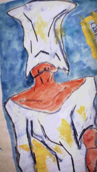 Pittura intitolato "Abu Ghraib." da Mario Pesce A Fore, Opera d'arte originale