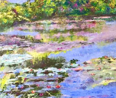 A Giverny chez Monet 65x54 cm ©2017 par Dominique GOBELIN MANSOUR
