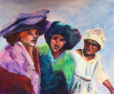 Les makoumès du carnaval 38x46 cm ©2018 par Dominique GOBELIN MANSOUR