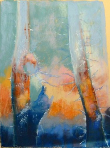 Peinture intitulée "Arbres cassés" par Jacqueline Mias Domenech, Œuvre d'art originale