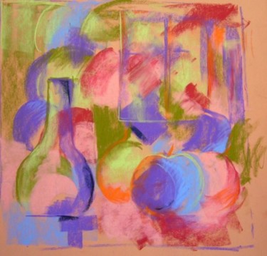 Painting titled "Formes et couleurs" by Jacqueline Mias Domenech, Original Artwork