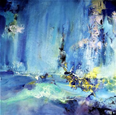 Pittura intitolato "waterfull" da Domie, Opera d'arte originale, Olio