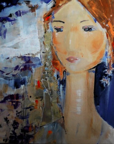 Painting titled "432 - femme" by Domie, Original Artwork, Acrylic